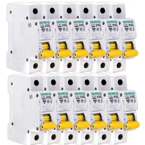 فیوز مینیاتوری تکفاز 20 آمپر دنا الکتریک ایرانیان مدل C20-6KA بسته 12 عددی