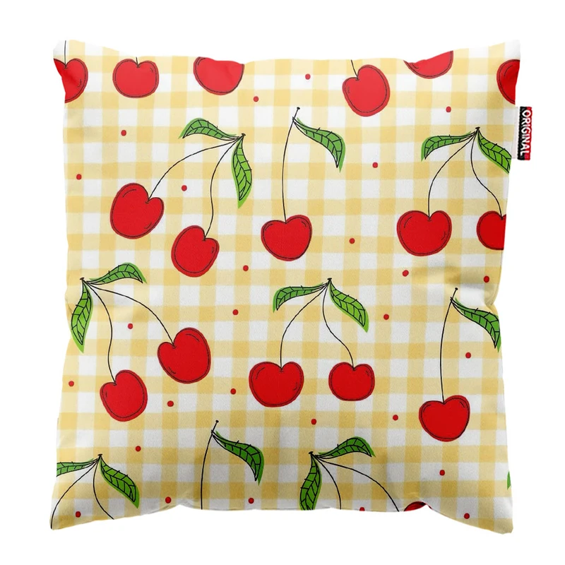 کوسن پاد آفرین طرح میوه کد 1735 سایز 30*30 سانتی متر