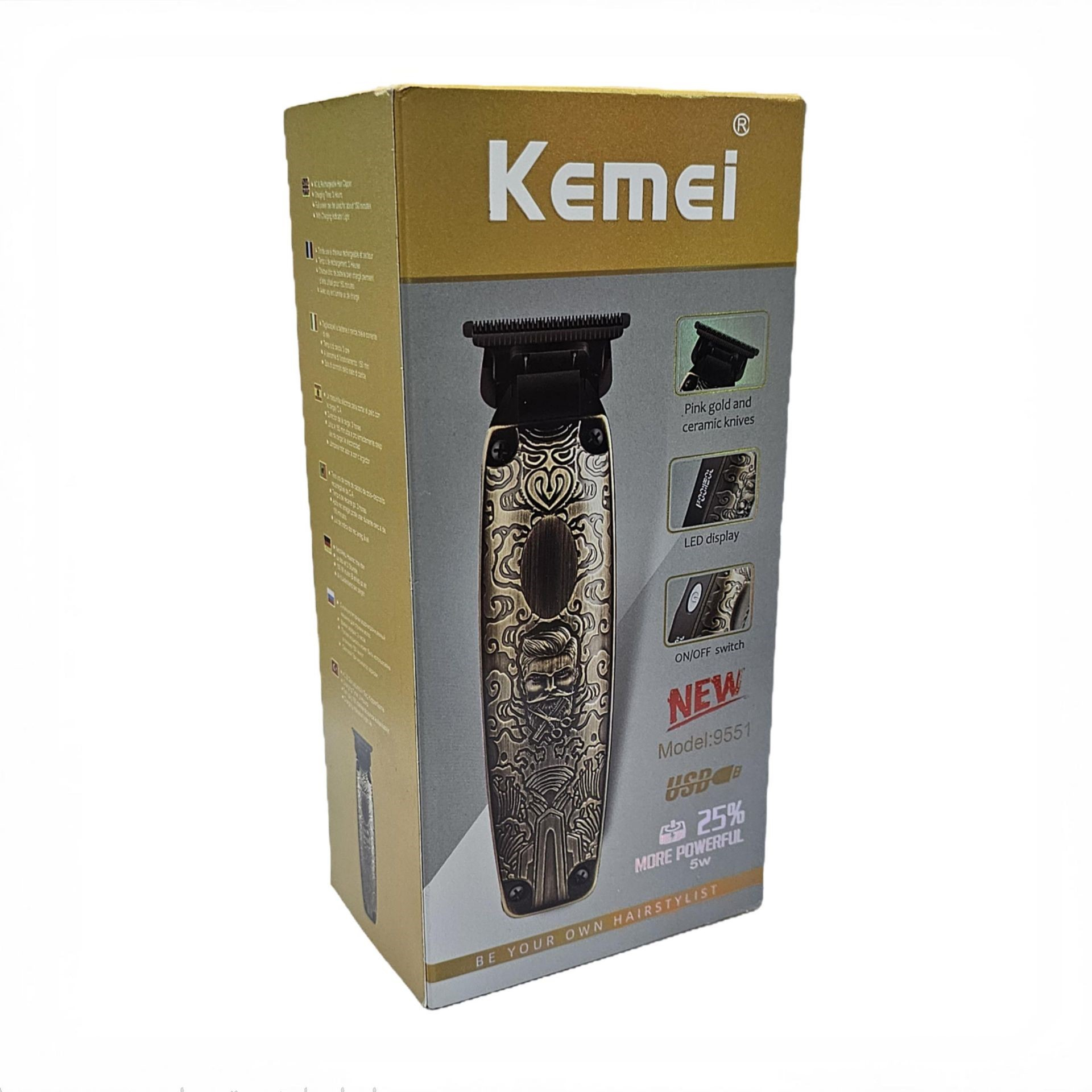 ماشین اصلاح موی صورت شارژی کیمی مدل 9551 ماشین اصلاح موی صورت شارژی کیمی مدل 9551