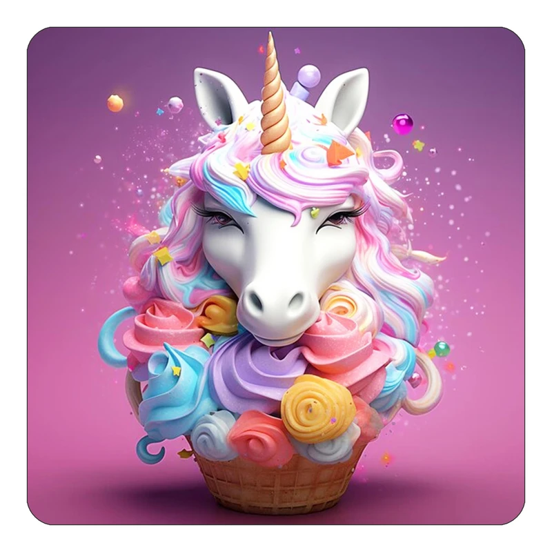 مگنت کاکتی طرح اسب تک شاخ و یونیکورن مدل mp31036