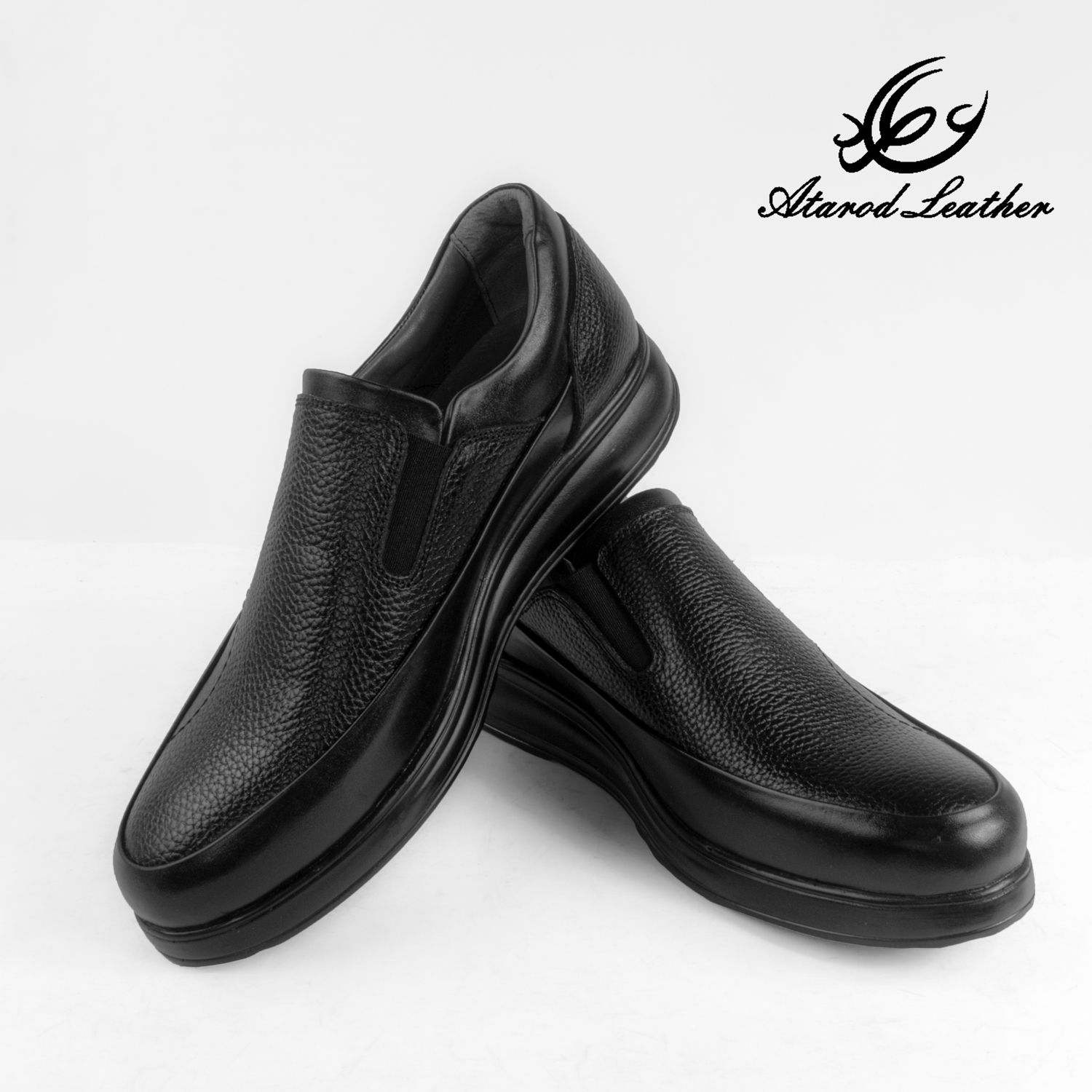کفش طبی مردانه چرم عطارد مدل چرم طبیعی کد SH52 -  - 9