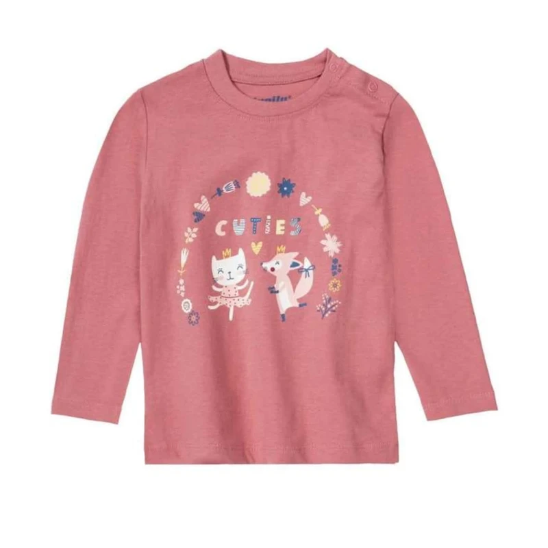 تی شرت آستین بلند دخترانه لوپیلو مدل tin233