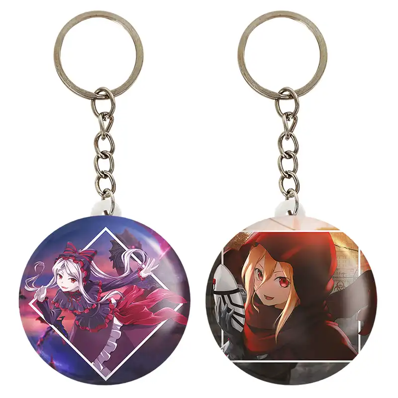 جاکلیدی خندالو مدل شالتر انیمه اورلرد کد 1831718319 مجموعه 2 عددی