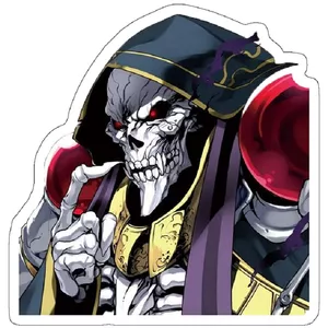 استیکر لپ تاپ مدل Overlord Ainz