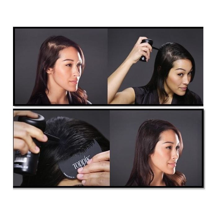 شانه پودر پشت کننده مو تاپیک مدل Fibres