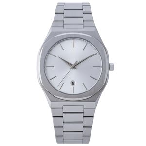 ساعت مچی عقربه‌ای کوارتز مردانه مدل کلاسیک لوکس دیت جاست بند استیل کد 1