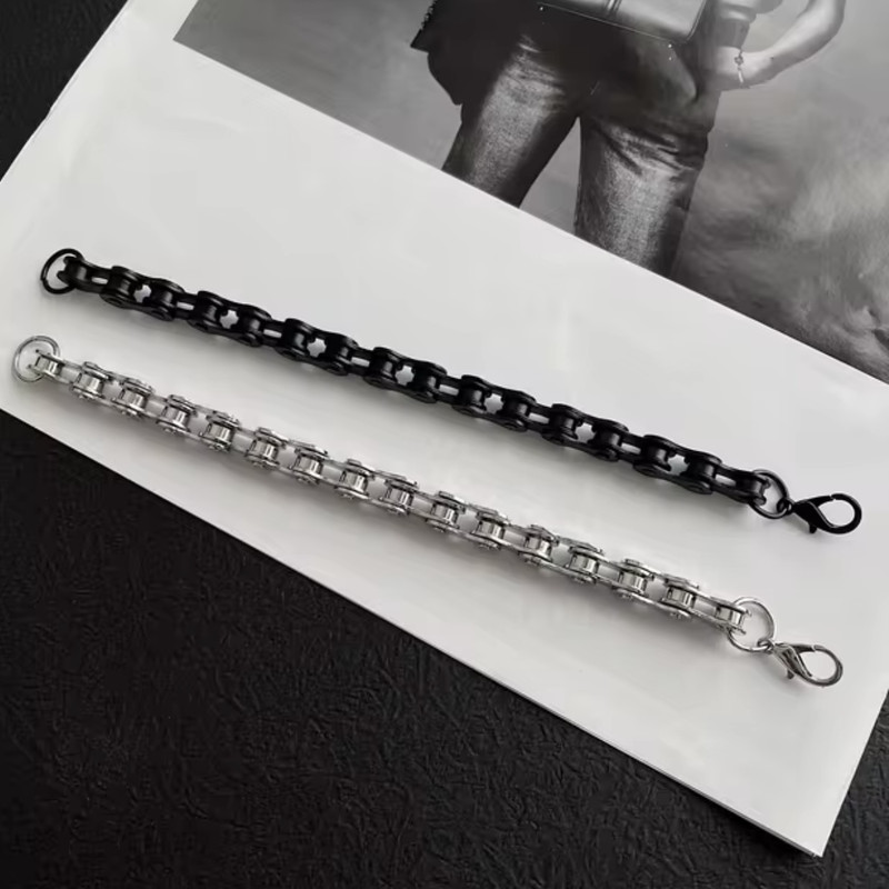 دستبند مردانه مدل زنجیر دوچرخه