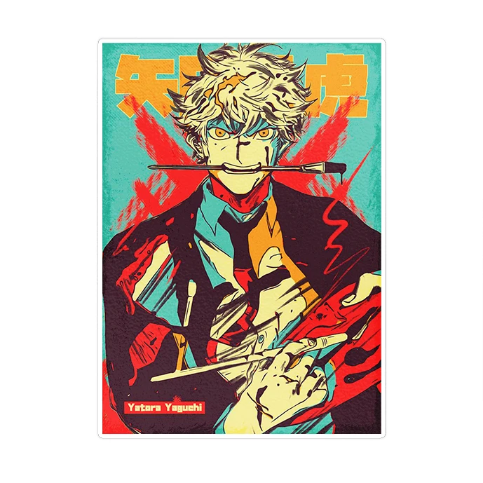استیکر تزئینی موبایل و تبلت ماسا دیزاین مدل SM016 ANIME