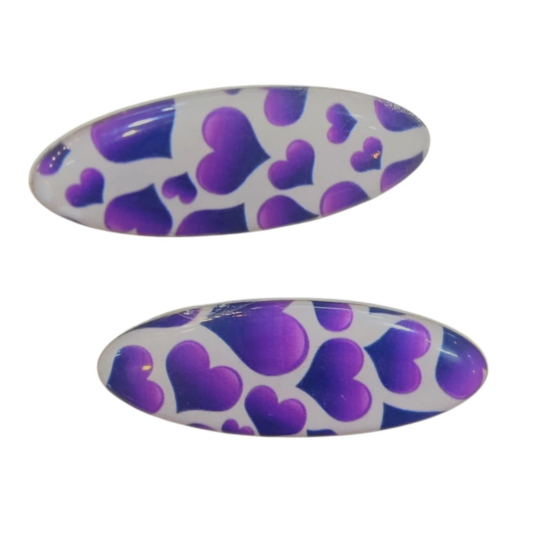 گیره مو زنانه مدل قلب کد GIR01 بسته 2 عددی