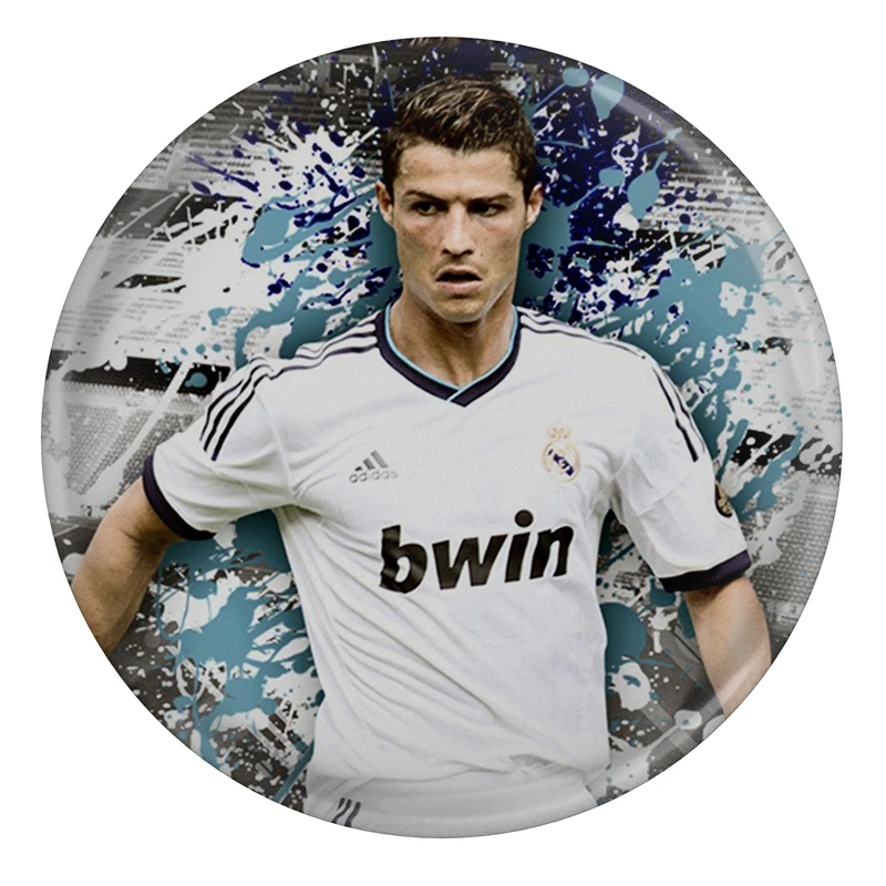 پیکسل طرح کریستین رونالدو با لباس باشگاه فوتبال رئال مادرید مدل S3813