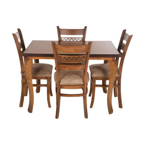 میز و صندلی ناهارخوری مدل زنبوری کد 10030 