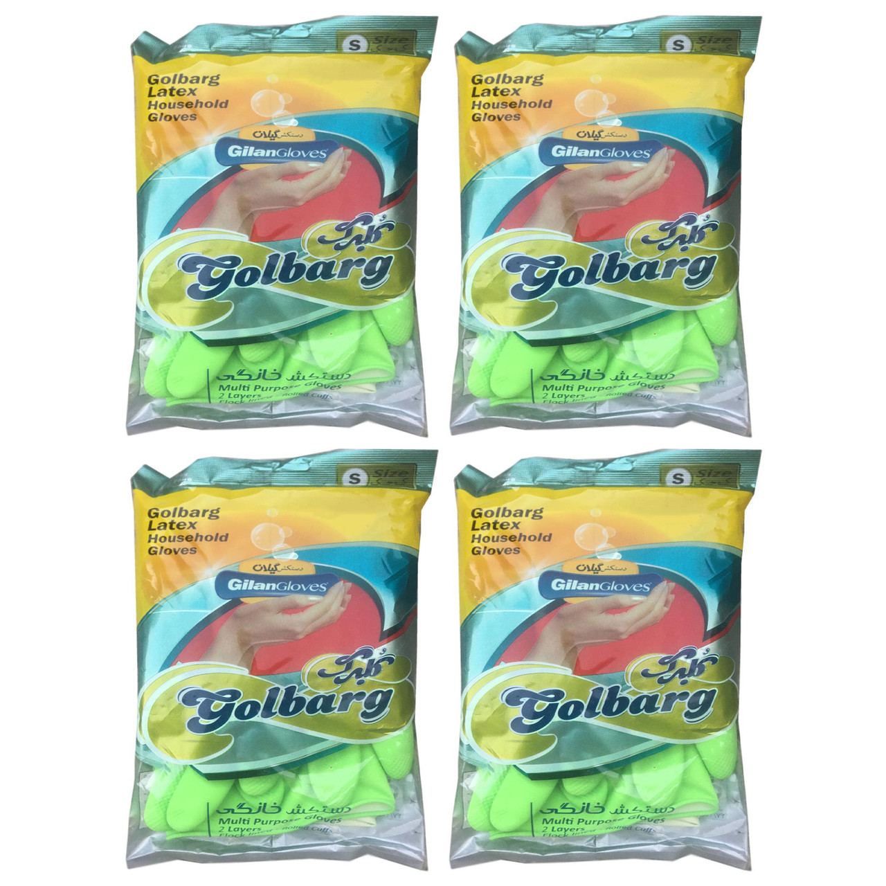 دستکش گیلان مدل گلبرگ G-S بسته 4 عددی