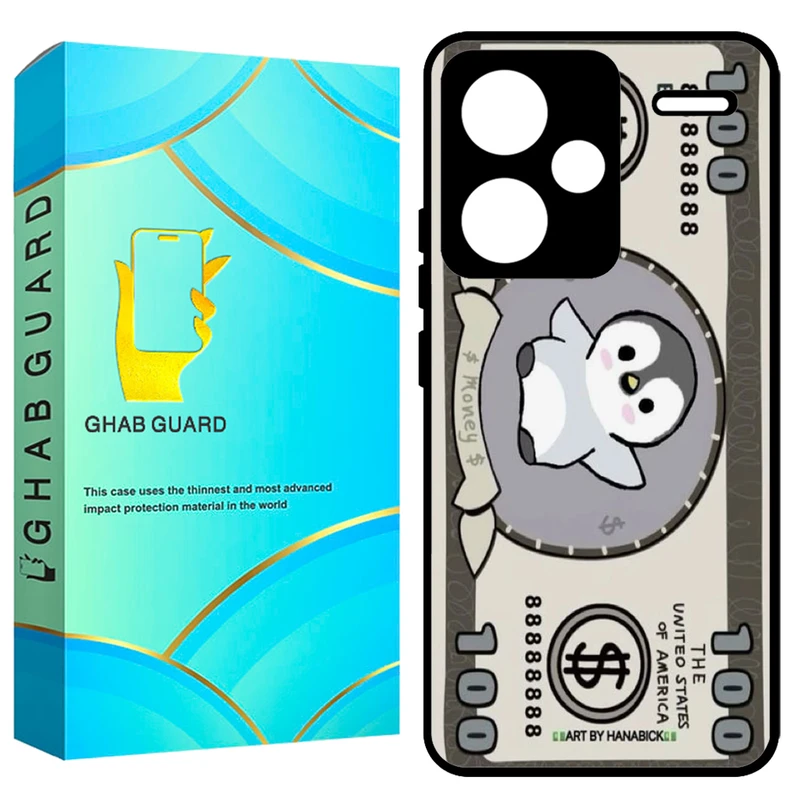 کاور قاب گارد طرح پنگوئن مدل GCHPN13PL مناسب برای گوشی موبایل شیائومی Redmi Note 13 Pro Plus
