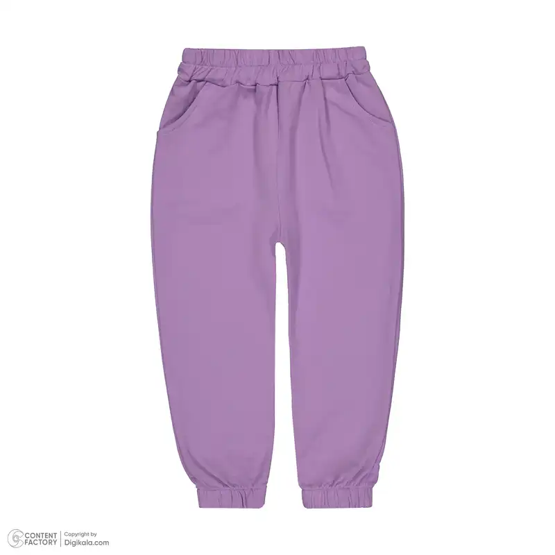 ست هودی و شلوار دخترانه مدل بنفشه