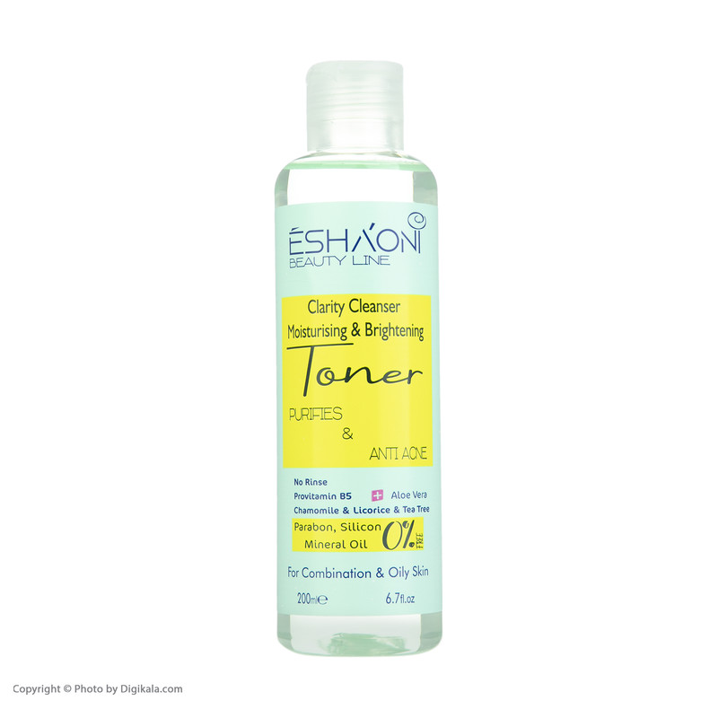 تونر پاک کننده صورت اشااونی مدل Aloe Vera حجم 200 میلی لیتر تونر پاک کننده صورت اشااونی مدل Aloe Vera حجم 200 میلی لیتر