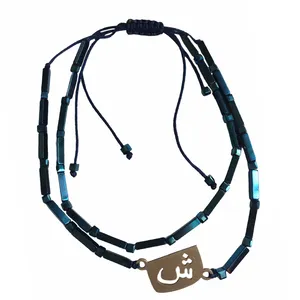 دستبند نقره مدل ش