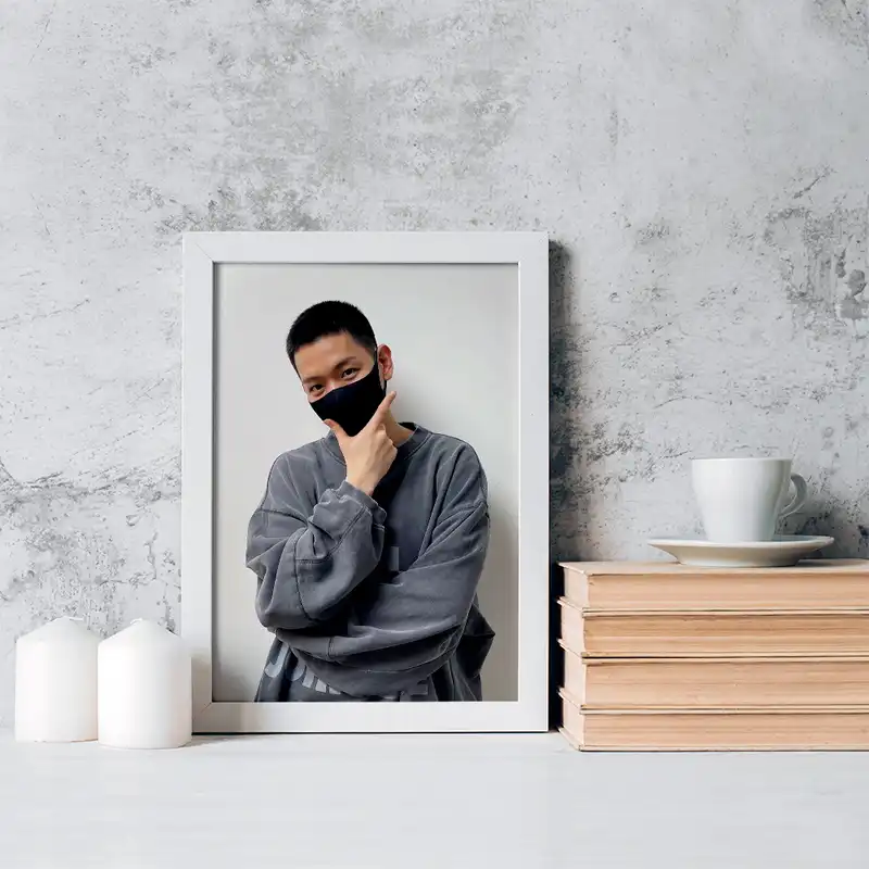 تابلو خندالو مدل بکهیون گروه اکسو EXO کد 16827