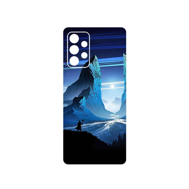 برچسب پوششی ماهوت مدل Blue Mountains Digital Art مناسب برای گوشی موبایل سامسونگ Galaxy A52s 5G