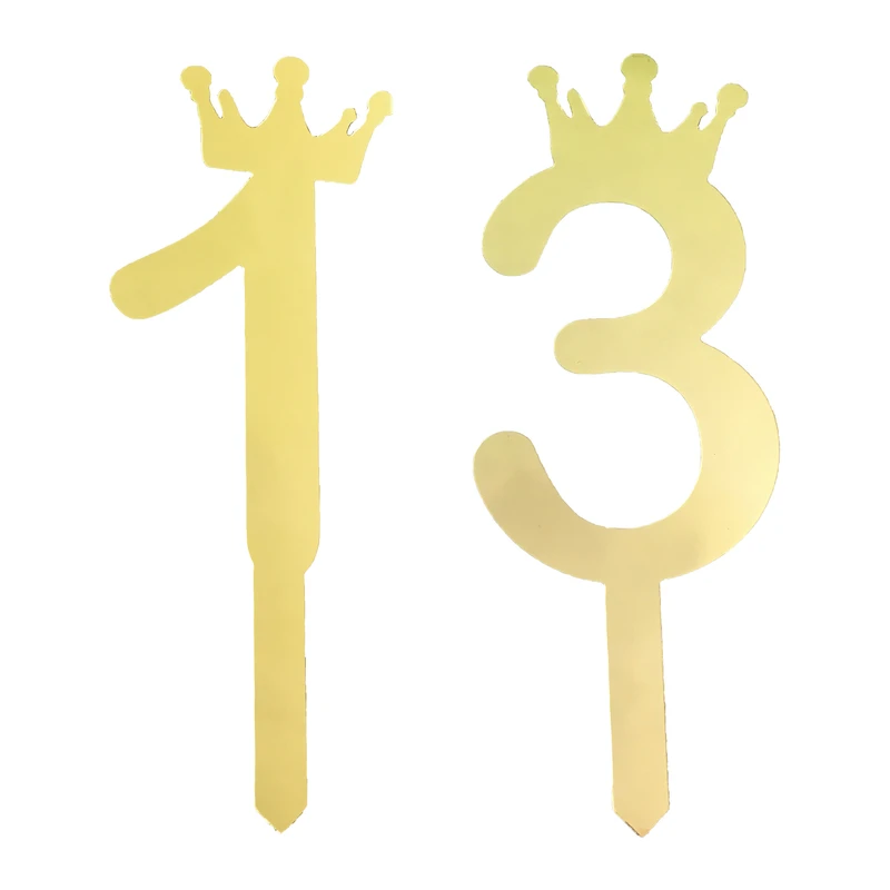 تاپر کیک هانستو مدل عدد 13 کد TPN13 مجموعه 2 عددی