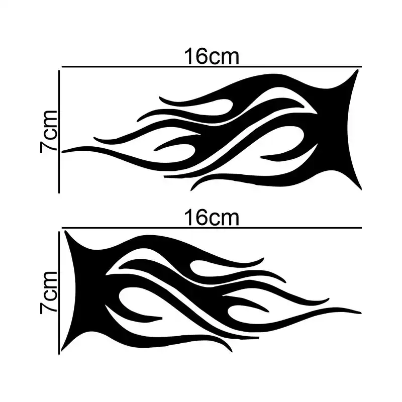 برچسب بدنه خودرو ماتریسیو طرح بغل لوگو ماشین کد M262 بسته 2 عددی