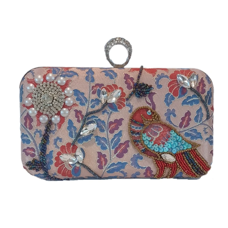 کیف مجلسی زنانه مدل جواهردوزی