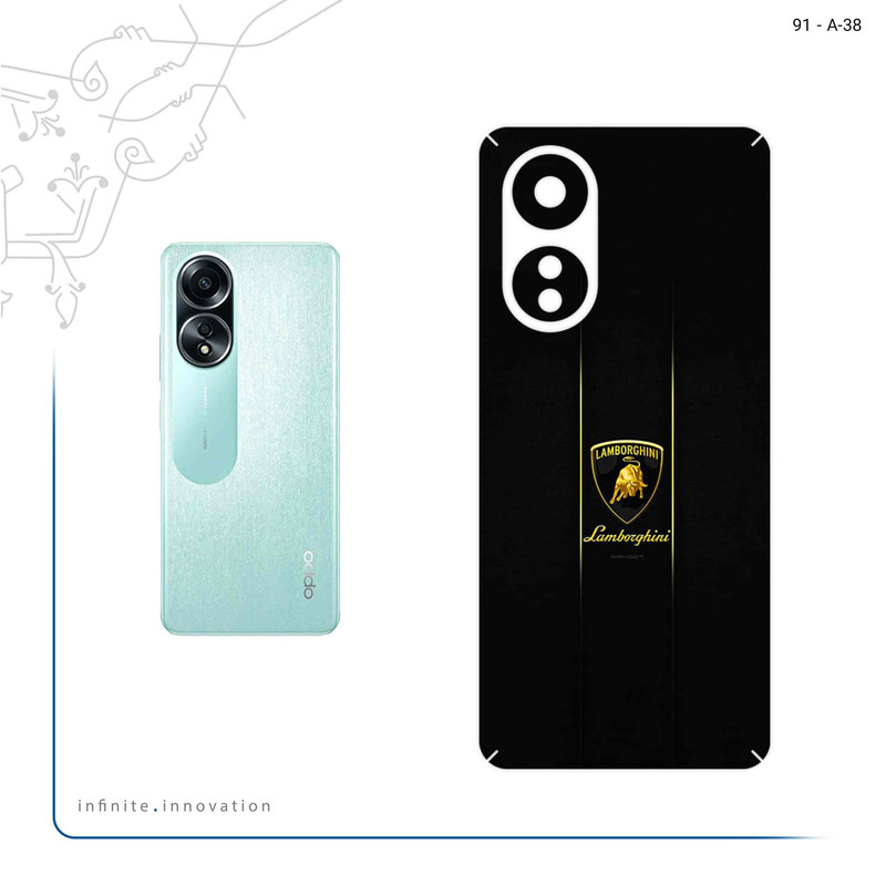 برچسب پوششی ماهوت مدل Lamborghini مناسب برای گوشی موبایل اپو A58 4G