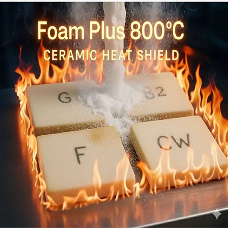 عکس شماره 5 : فوم سرد مدل نسوز پلی اورتان سایز 100*100 سانتی-متر