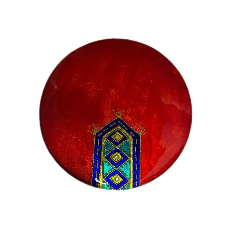 بشقاب دیوارکوب ویترای طرح قالی کد30