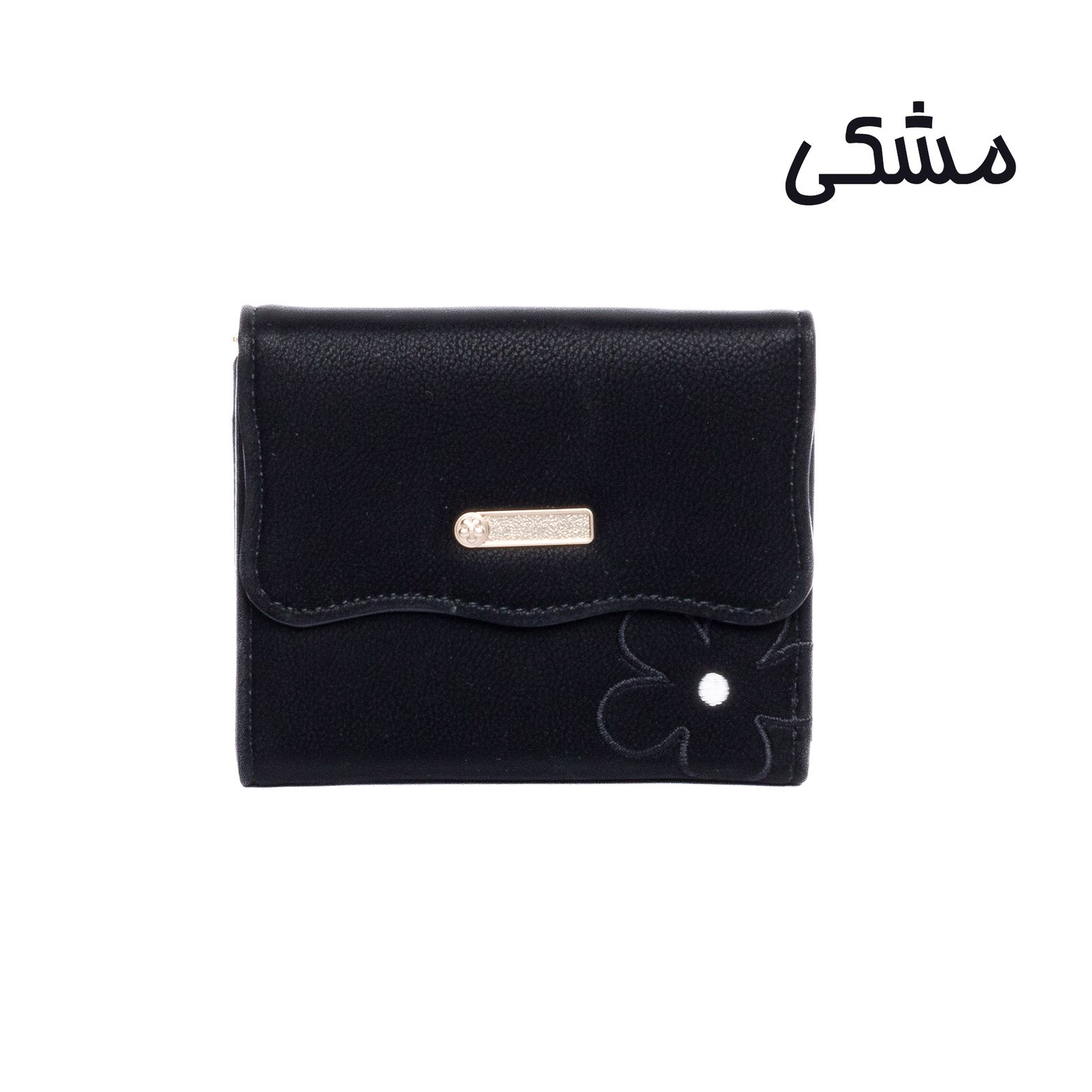 کیف پول زنانه پرتیزس مدل گل دوزی کد 2020057 -  - 2