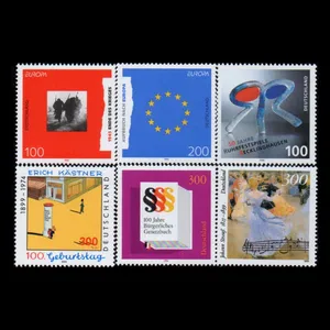 تمبر یادگاری مدل خارجی مجموعه 6 عددی 