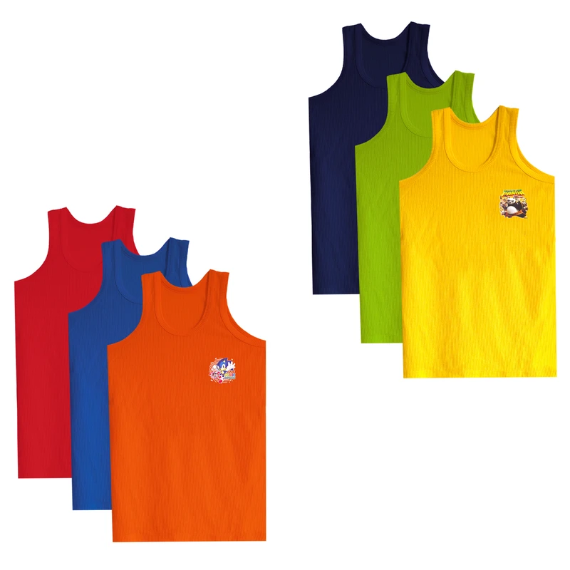 زیرپوش پسرانه مدل 9652 مجموعه 6 عددی