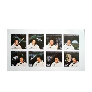 تمبر یادگاری مدل فضانوردان کد M-1013 مجموعه 8 عددی