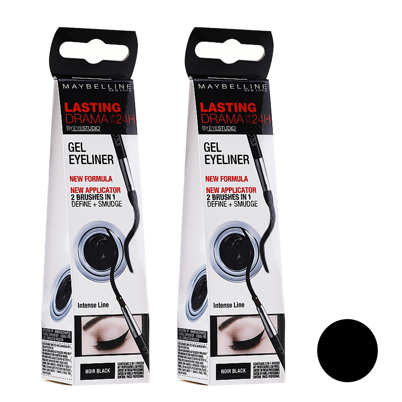 خط چشم میبلین مدل Drama مجموعه 2 عددی