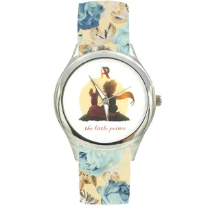 ساعت مچی عقربه ای زنانه مدل  بند پارچه ای کد 4602