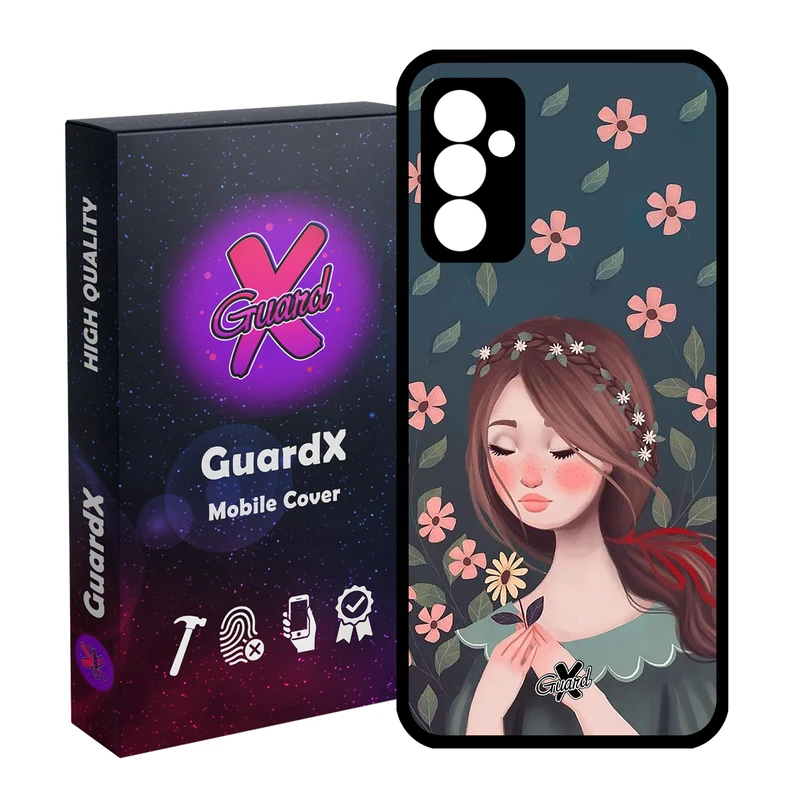 کاور گارد ایکس طرح Girl مدل Glass10332 مناسب برای گوشی موبایل سامسونگ Galaxy A15 4G / A15 5G