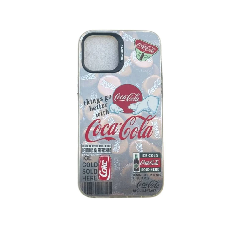 کاور مدل کوکا کولا  کد 666 مناسب برای گوشی موبایل اپل Iphone 12/12 pro
