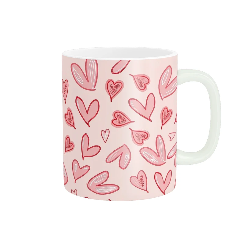 ماگ پاد آفرین طرح قلبی کد 5817