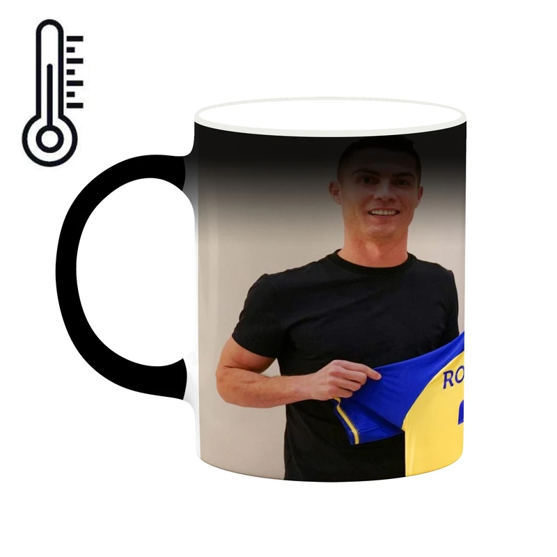 ماگ حرارتی کاکتی طرح Ronaldo رونالدو مدل mgh42973