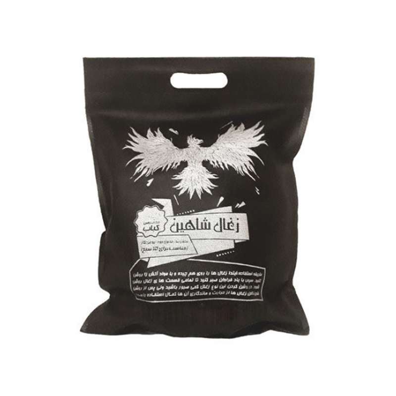 زغال کبابی شاهین کد 2001 وزن 1.2 کیلوگرم