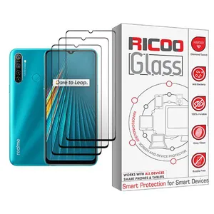 Ricoo Glass MIX003 Screen Protector For Realme 5i Pack Of 3