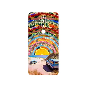 MAHOOT Collage of Orange Sky Cover Sticker for Nokia 3.1 Plus
