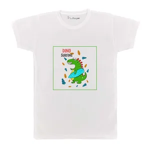 تی شرت بچگانه پرمانه طرح دایناسورهای بامزه کد pmt.5140
