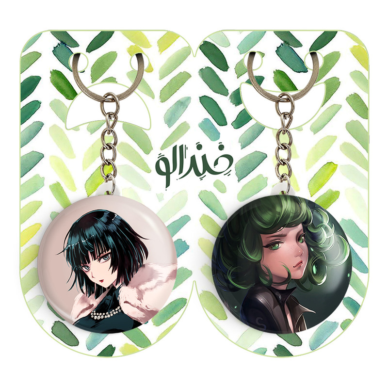 جاکلیدی خندالو مدل تاتسوماکی و فوبوکی انیمه مرد تک مشتی کد 1140011397 مجموعه 2 عددی