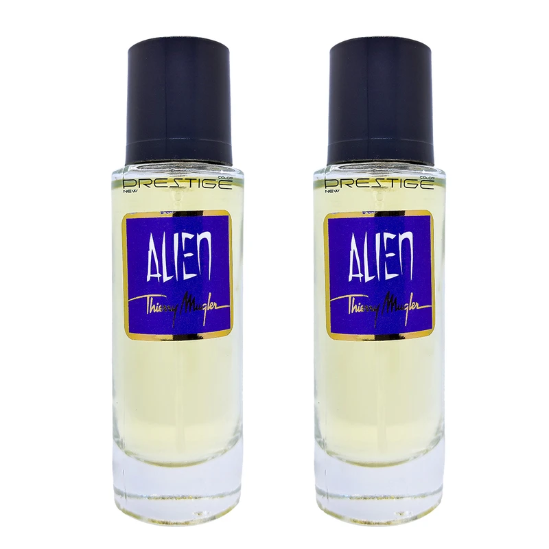 عطر جیبی زنانه نیو پرستیژ کالر مدل Thierry Mugler Alien حجم 35 میلیلیتر بسته 2 عددی