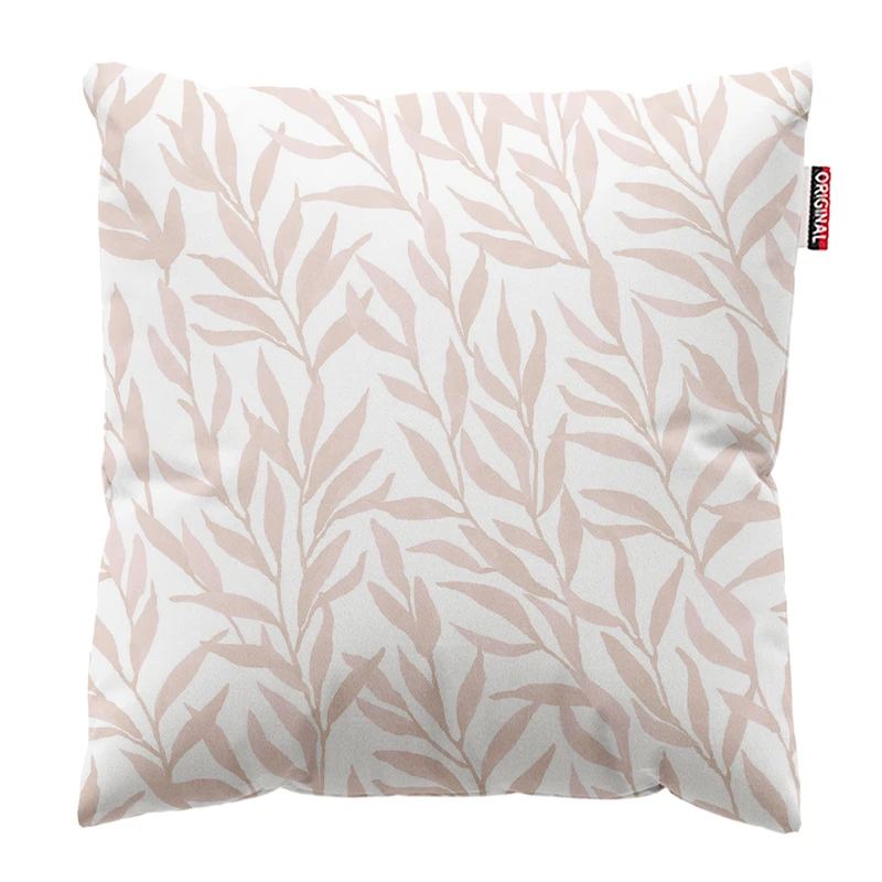 کوسن پاد آفرین مدل مینیمال طرح گل و برگ کد PK402940 سایز 40*40 سانتی متر