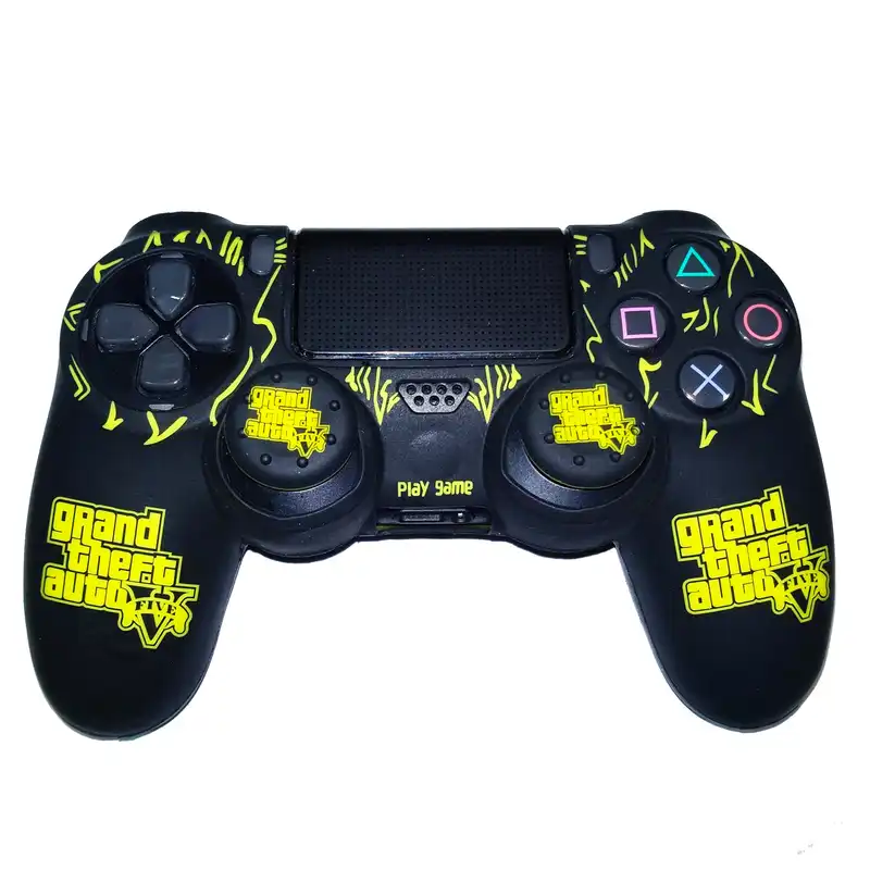 محافظ دسته پلی استیشن ۴ مدل GTA V کد NSP08 به همراه روکش آنالوگ