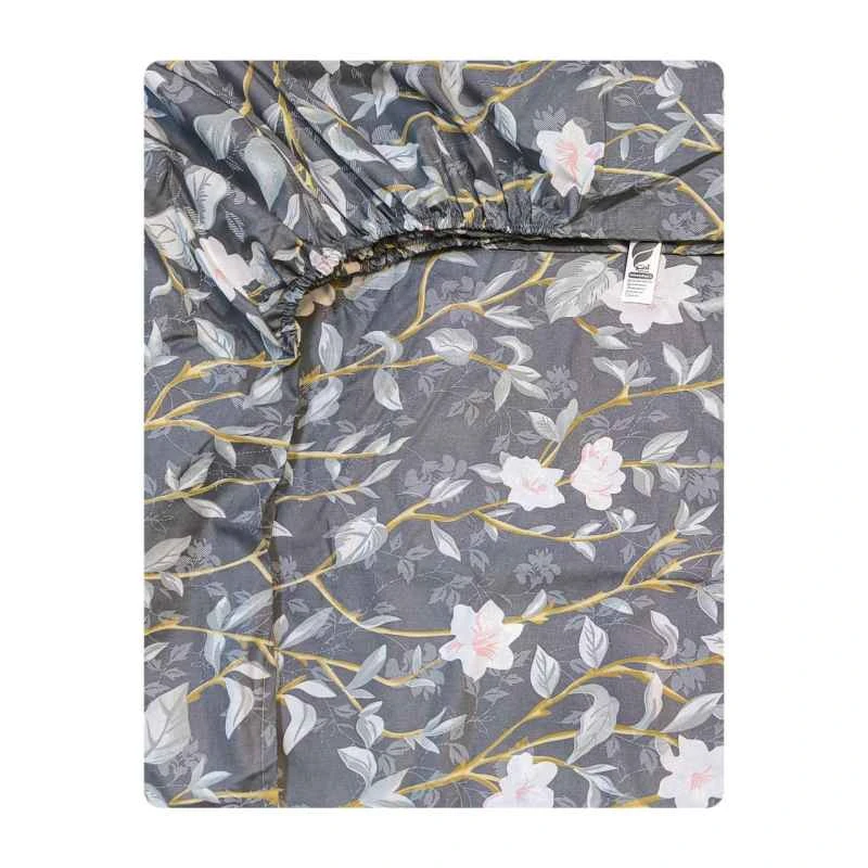 ملحفه نخی آدنو مدل سها کد IR206 دونفره سایز 140x200 سانتی متر