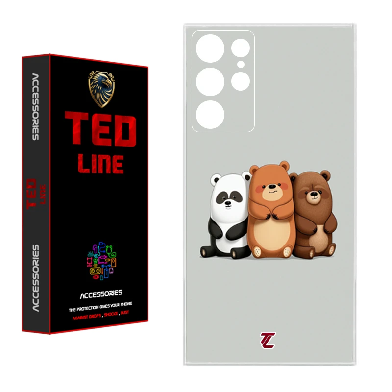 کاور تد لاین طرح خرسی کد 1128 مناسب برای گوشی موبایل سامسونگ Galaxy S23 Ultra