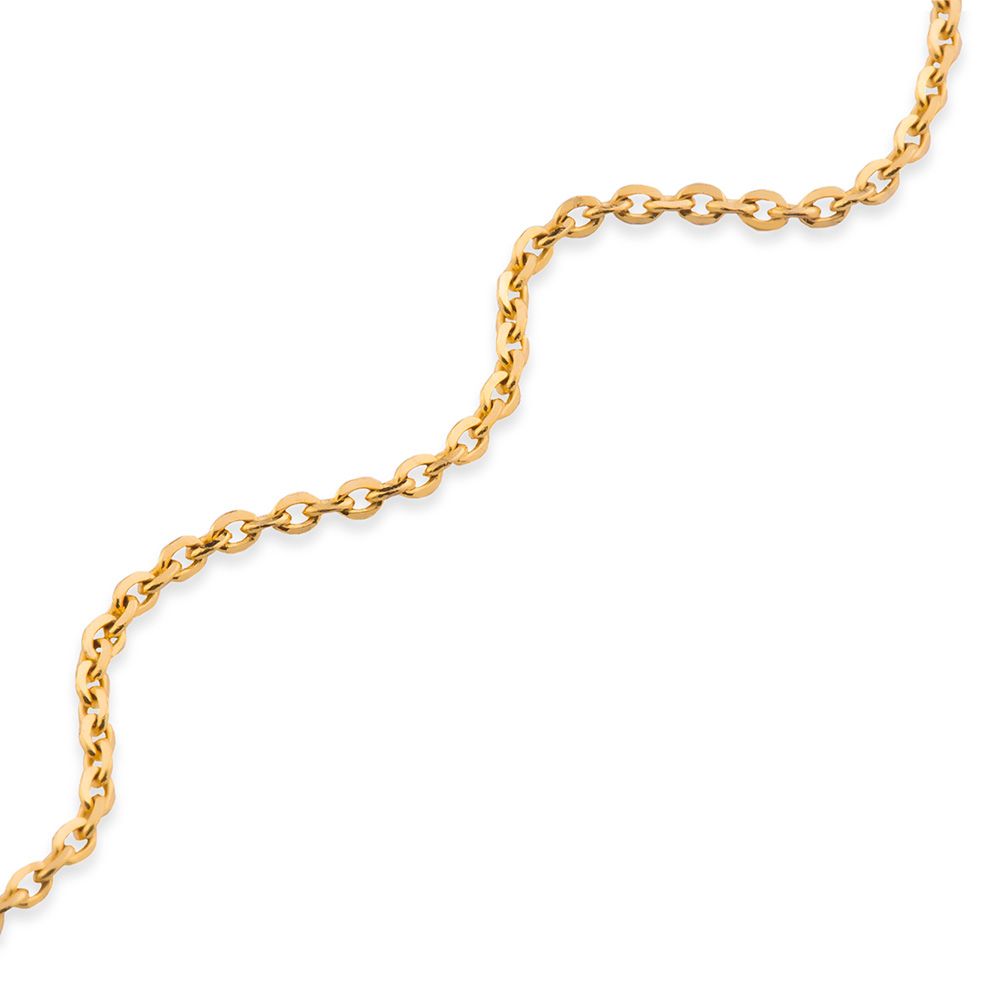 گردنبند طلا 18 عیار زنانه کاکامی مدل برگ و مروارید کد 26 -  - 5