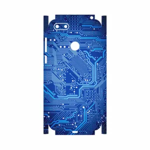MAHOOT Blue Printed Circuit Board-FullSkin Cover Sticker for Motorola Moto E6 Plus